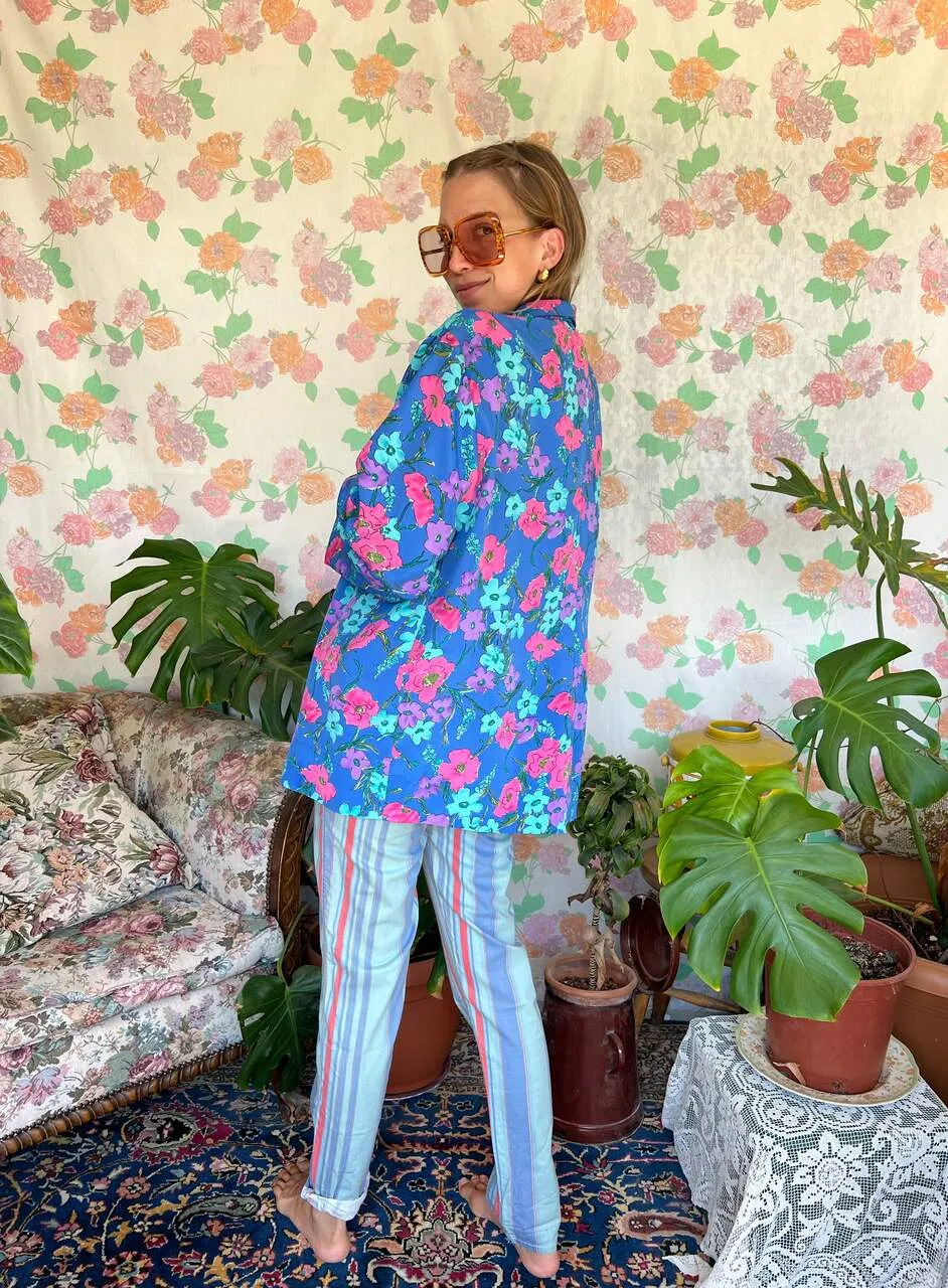 90's Flower Unique Blazer
