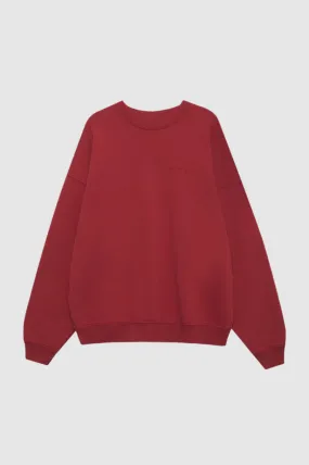 Anine Bing Miles Sweatshirt in Washed Red
