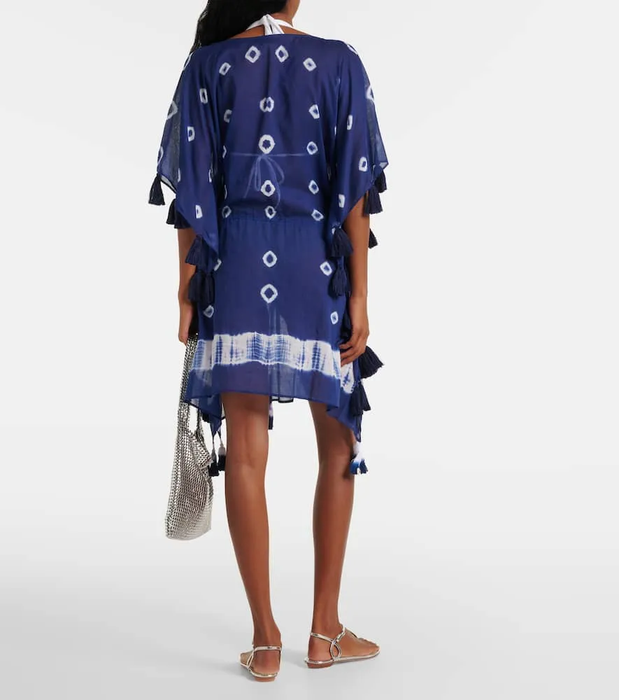 Anna Kosturova Tie-dye cotton kaftan