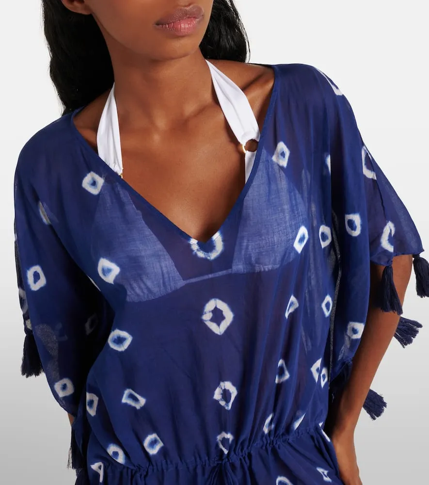 Anna Kosturova Tie-dye cotton kaftan