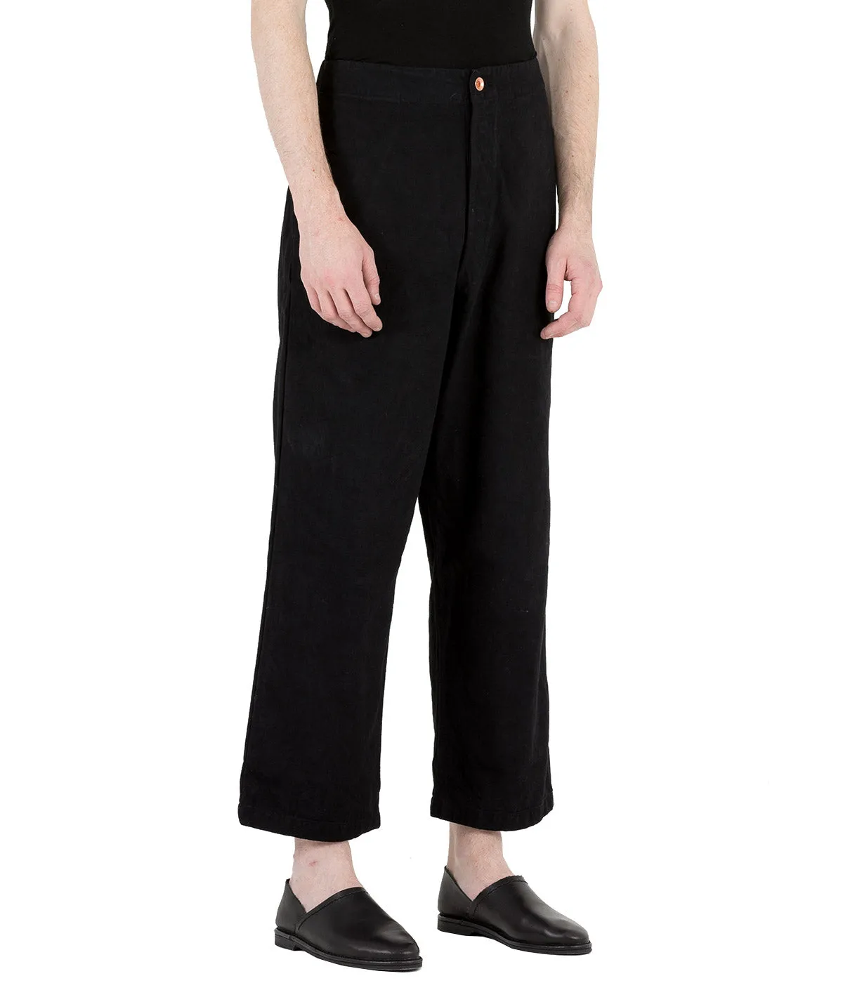 Black Canvas Denim Jeans