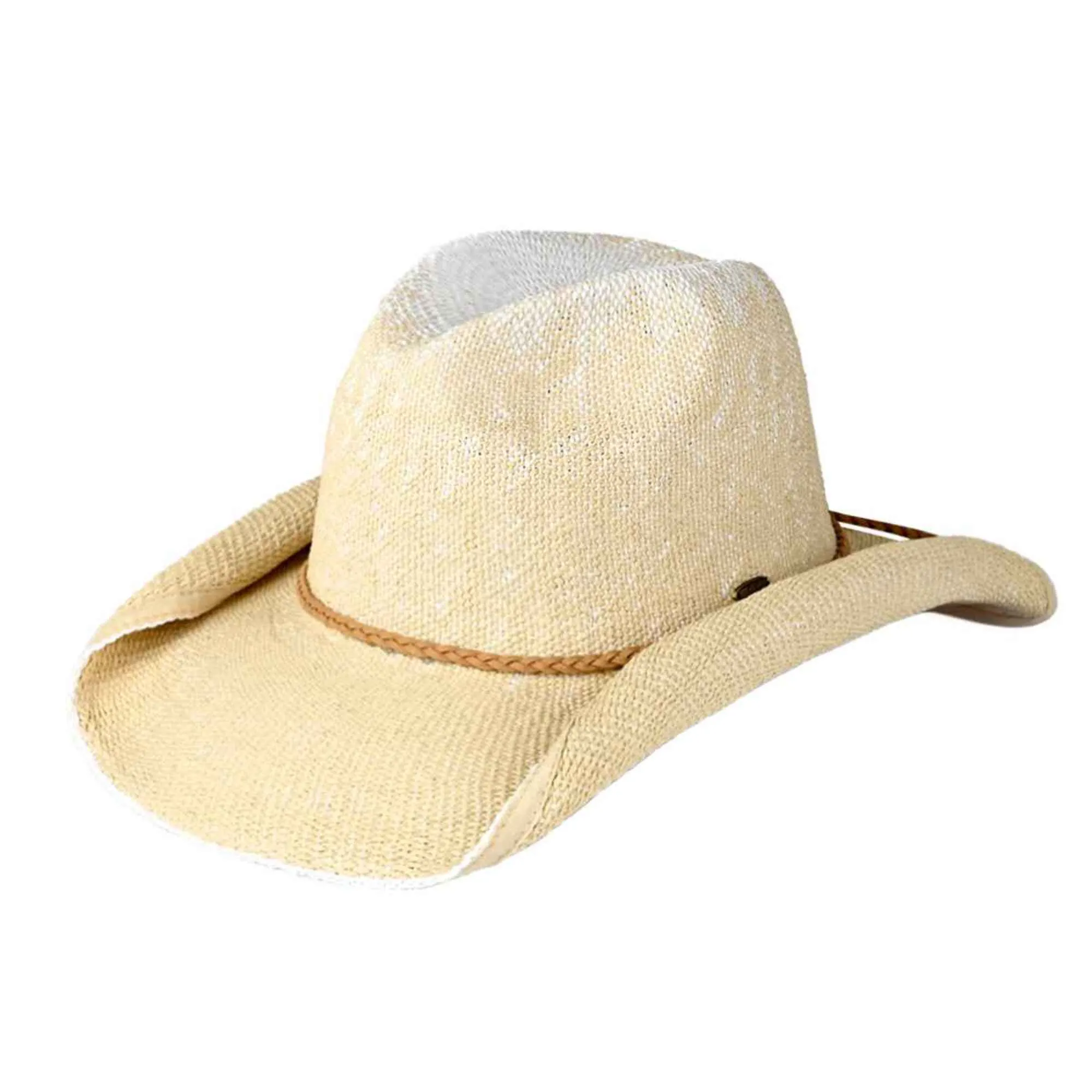 CBH0034 Ombre Rolled Edge Cowboy Hat