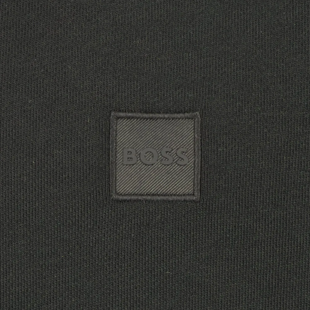 Cotton-Terry Logo Patch Hoodie