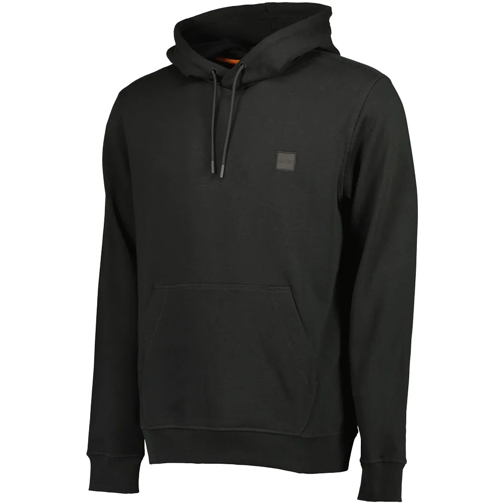Cotton-Terry Logo Patch Hoodie