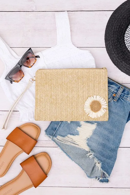 Daisy Wristlet Clutch  *Online Only*