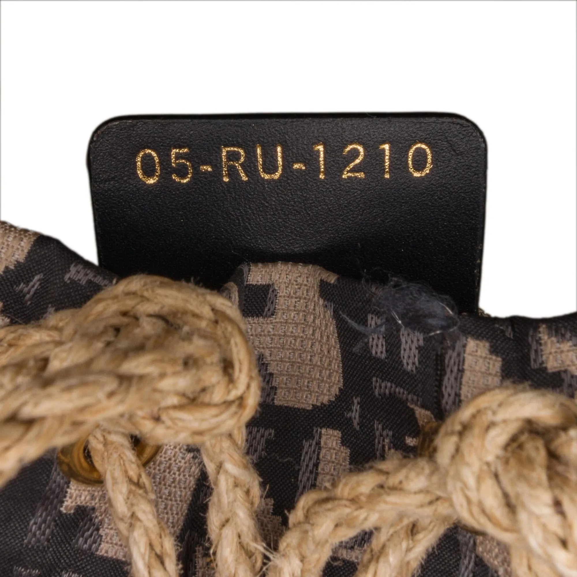 Dior Woven Rope and Oblique Technical Fabric Net Bag (SHG-IPF81H)