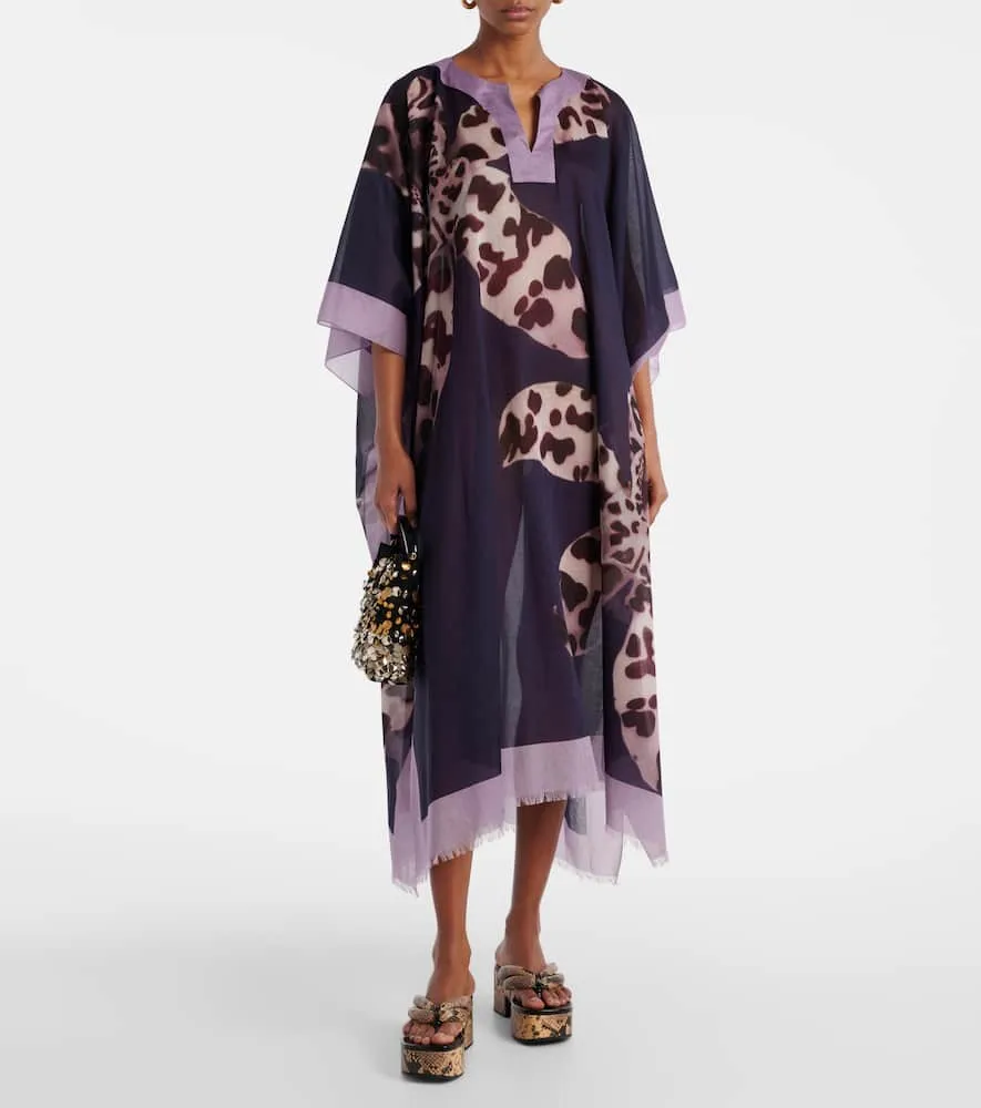 Dries Van Noten Cotton beach dress