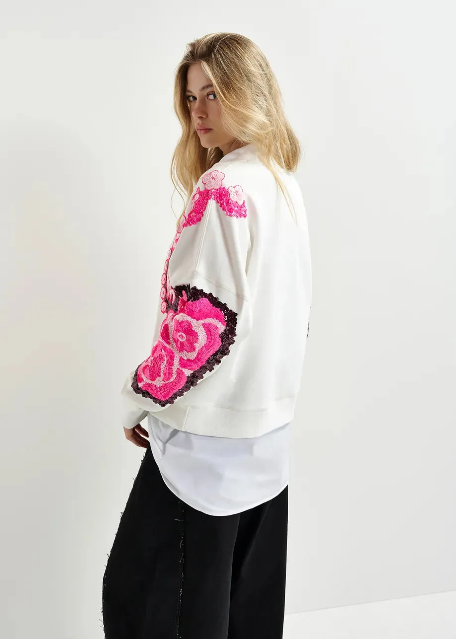 Essentiel Antwerp Hecrazy Sweatshirt in Off White