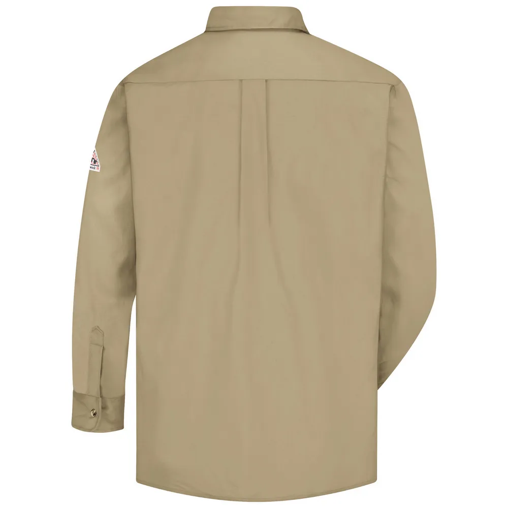 EXCEL FR DRESS SHIRT - KH-Khaki | Bulwark SEG6