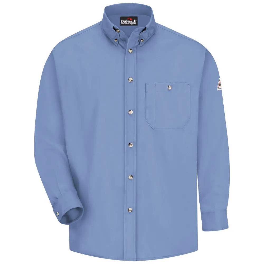 EXCEL FR DRESS SHIRT - LB-Light Blue | Bulwark SEG6