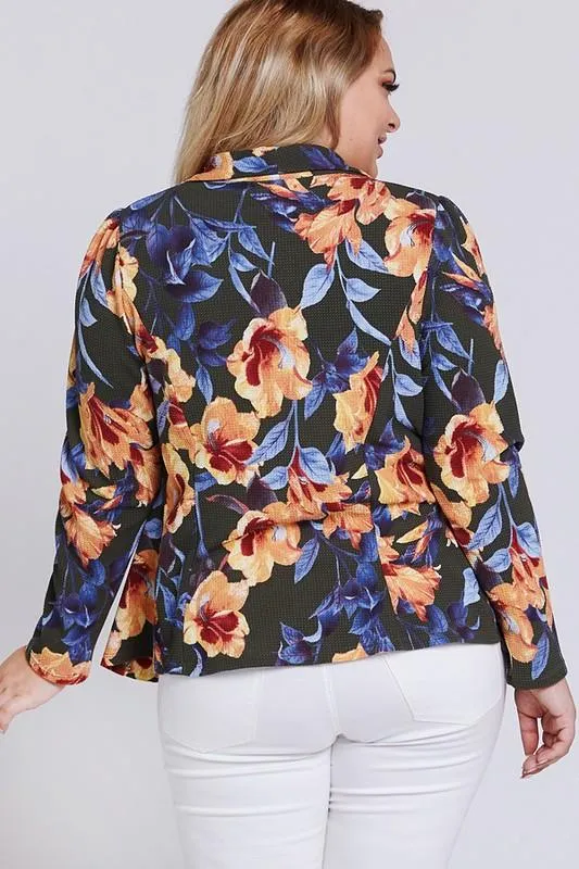 Floral Blazer Jacket