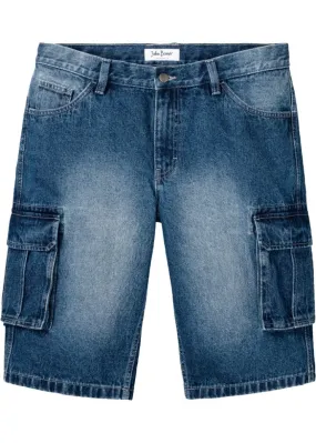 John Baner Jeanswear loose fit cargo jeans, blue