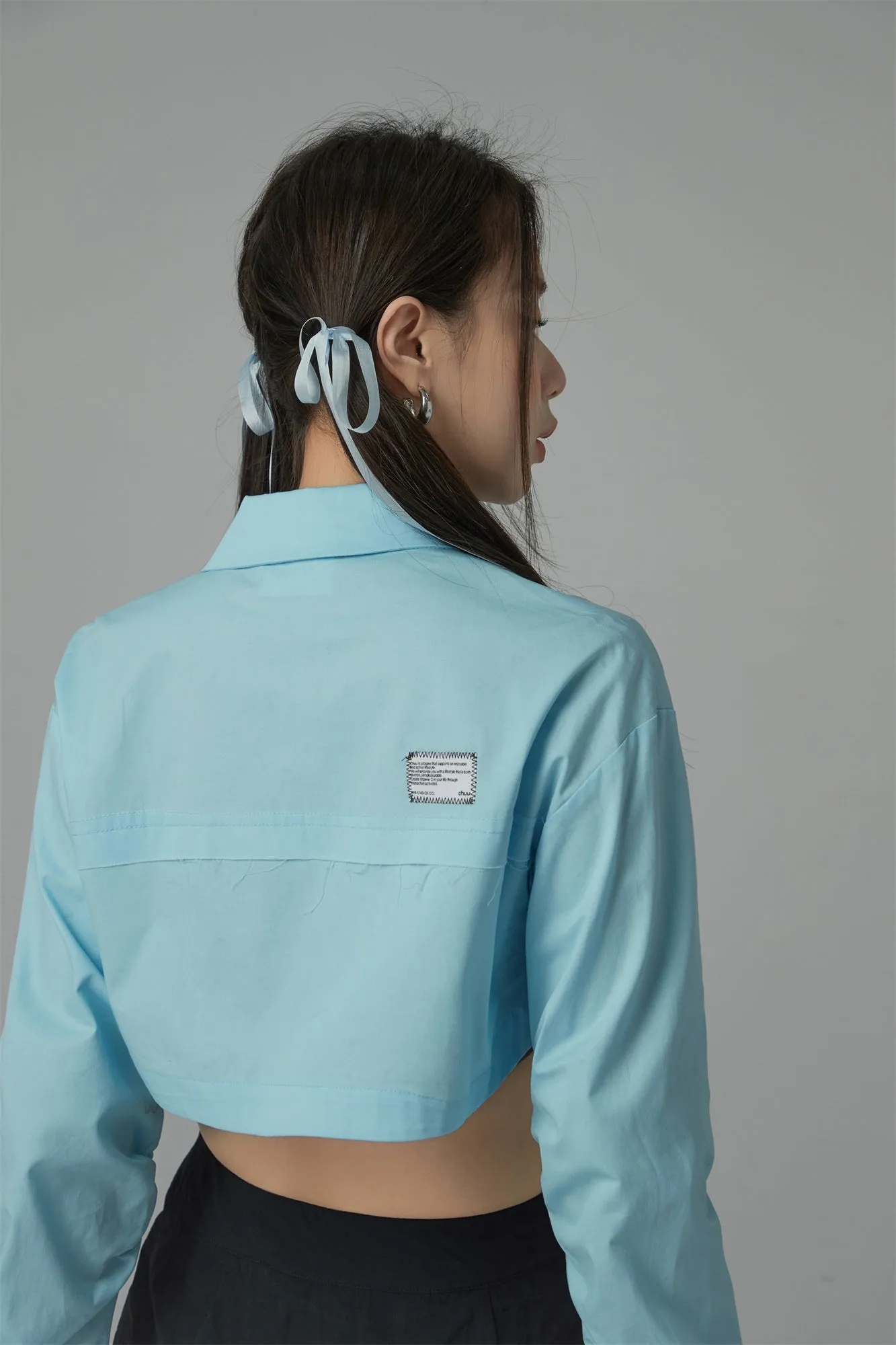 Loose Fit Cropped Shirt