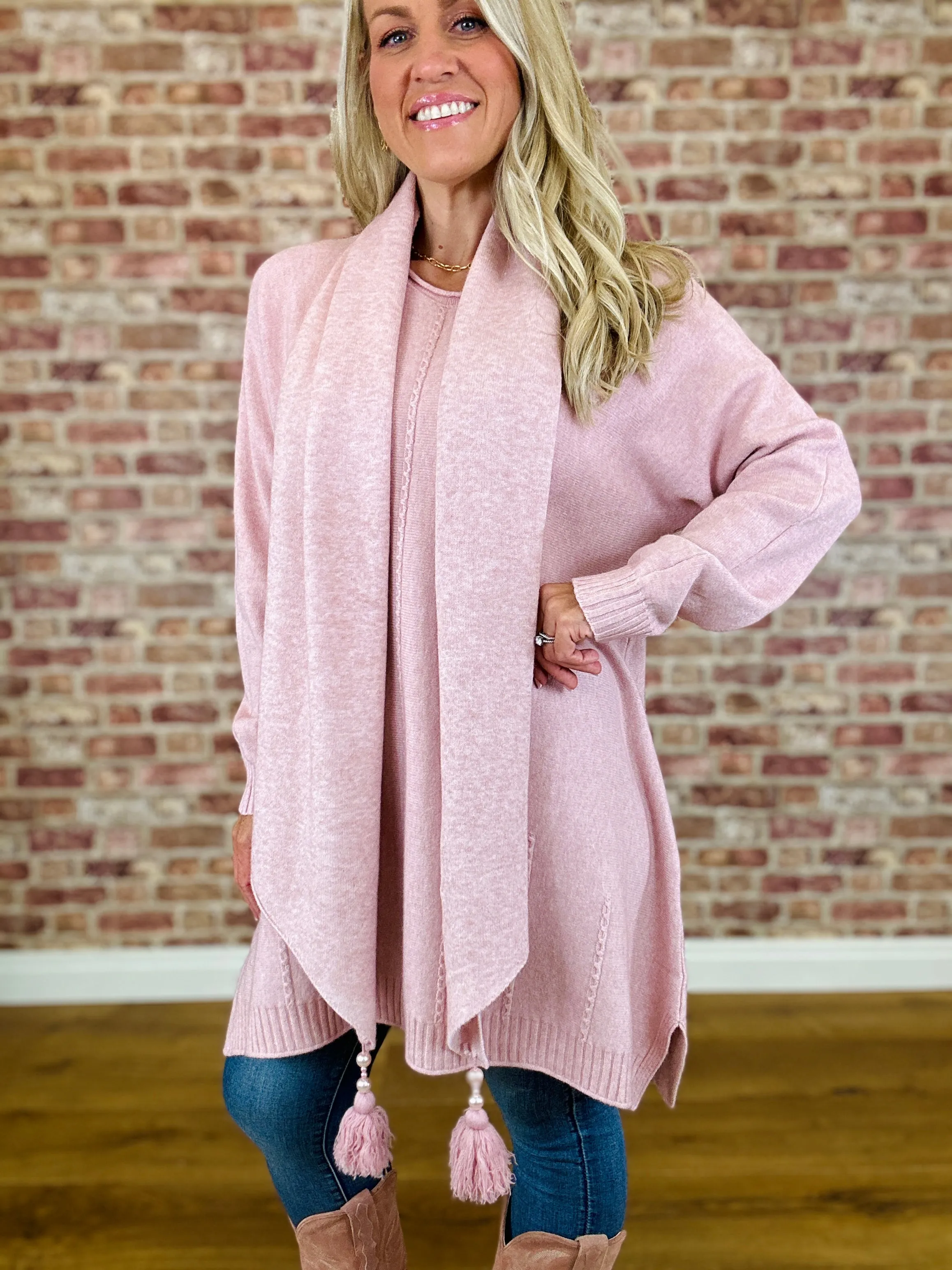 Midnight Cowgirl Jumper With Scarf