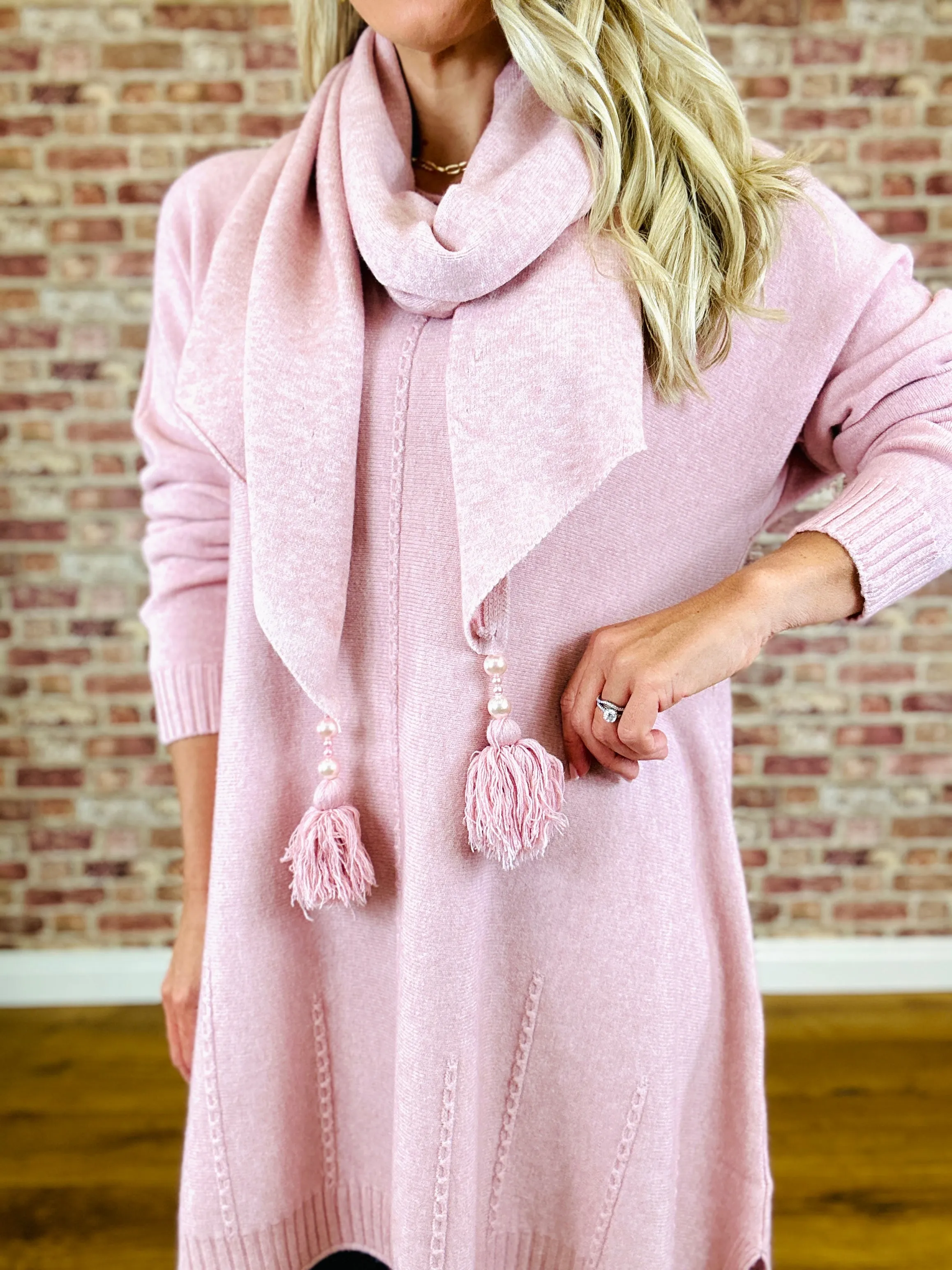 Midnight Cowgirl Jumper With Scarf