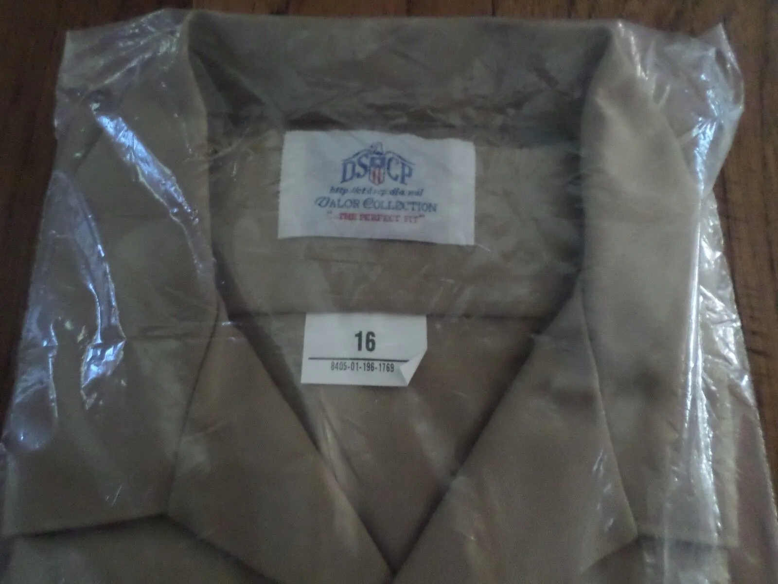 NEW U.S MILITARY NAVY MARINE CORPS SHORT SLEEVE SUMMER DRESS KHAKI SHIRT SIZE 16