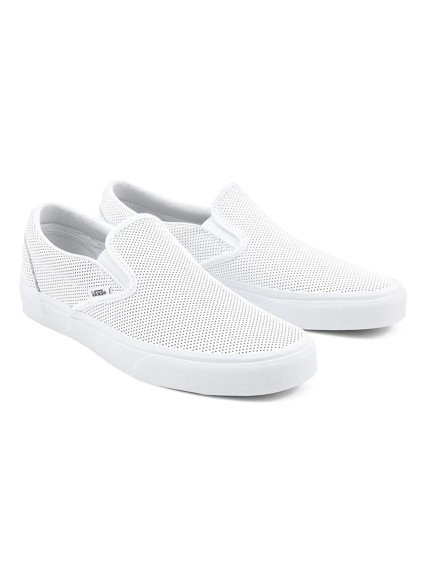 Perf Leather Slip On Shoes