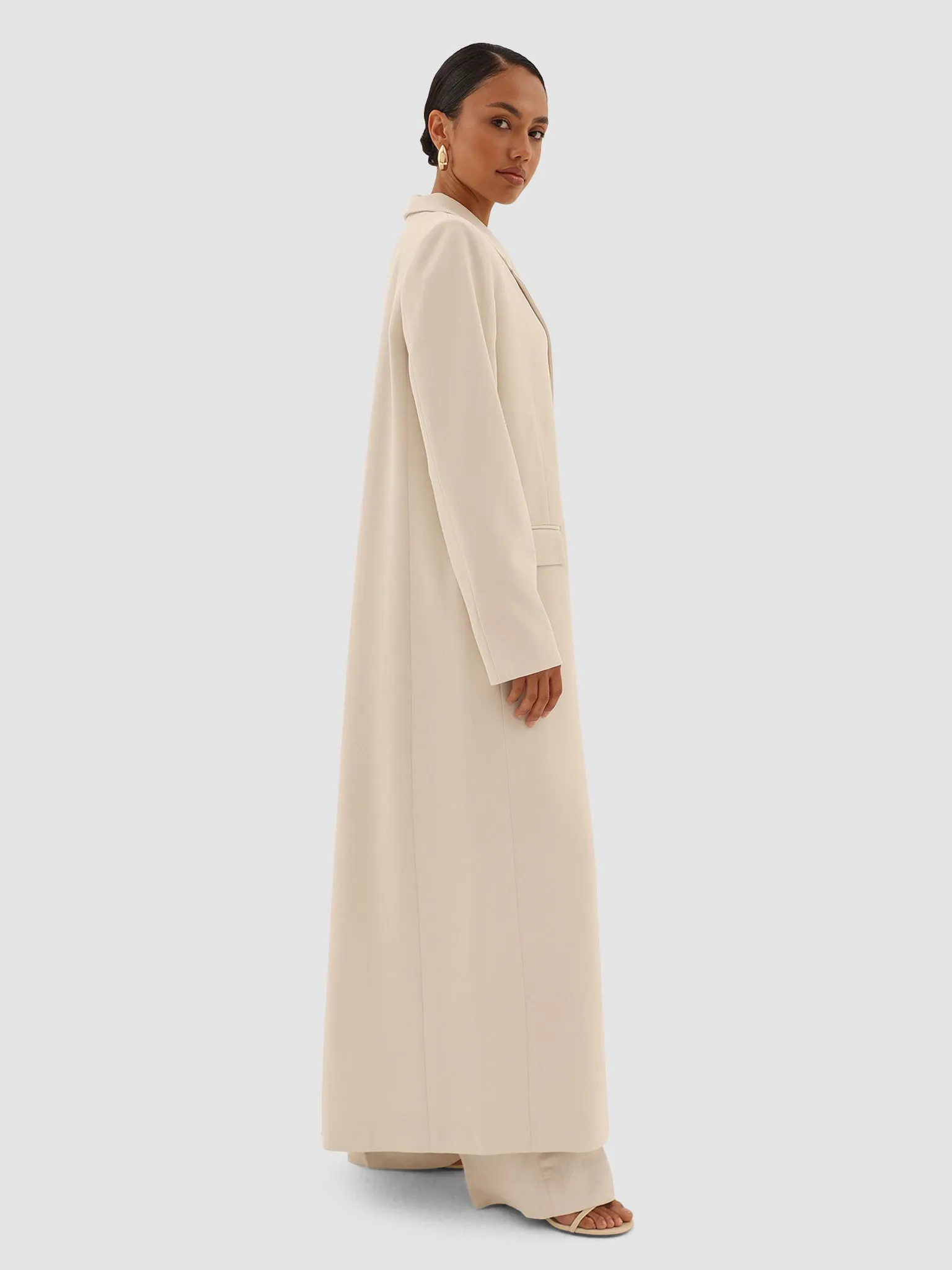 Rawan Long Blazer - Off-White
