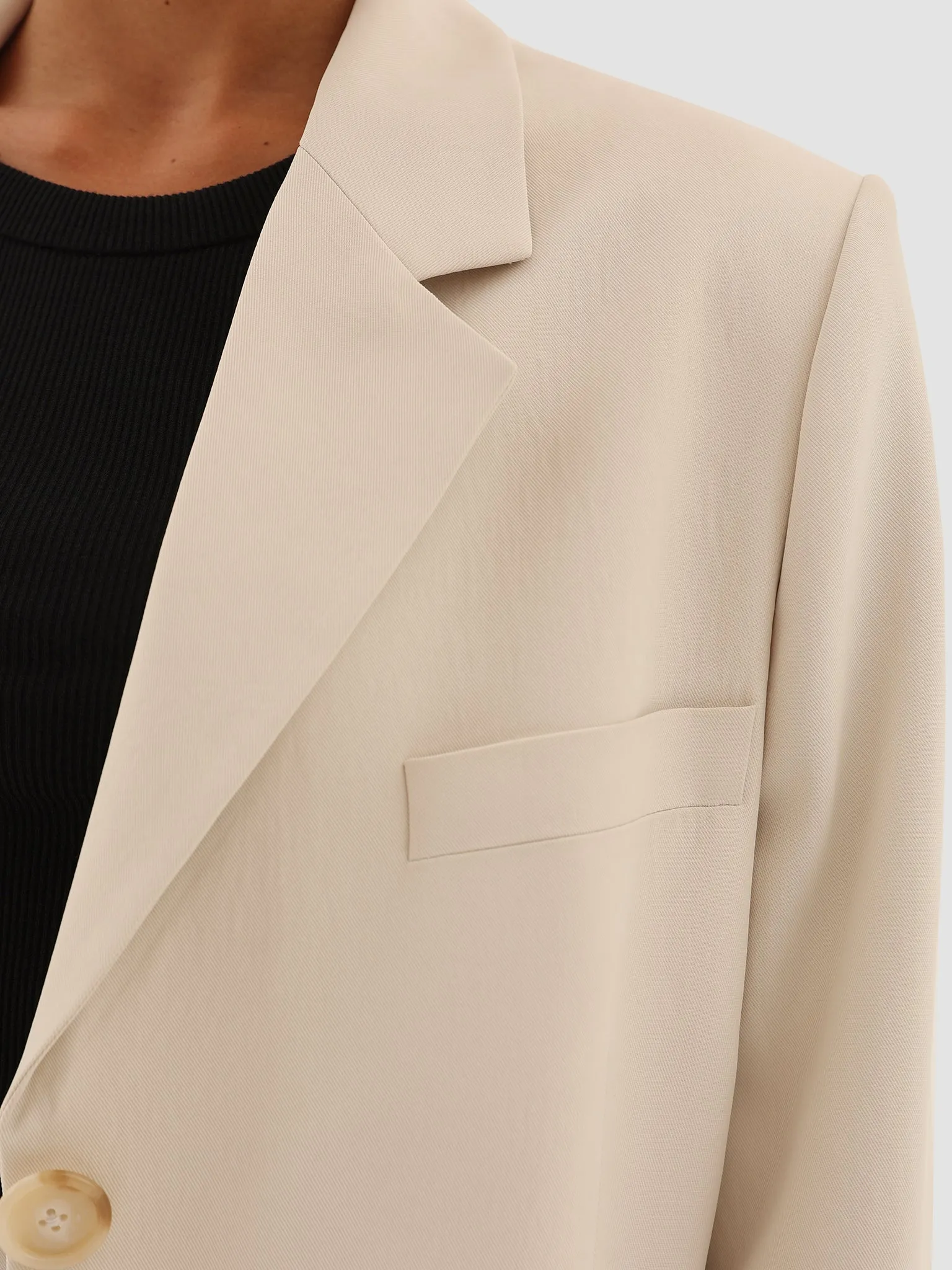 Rawan Long Blazer - Off-White