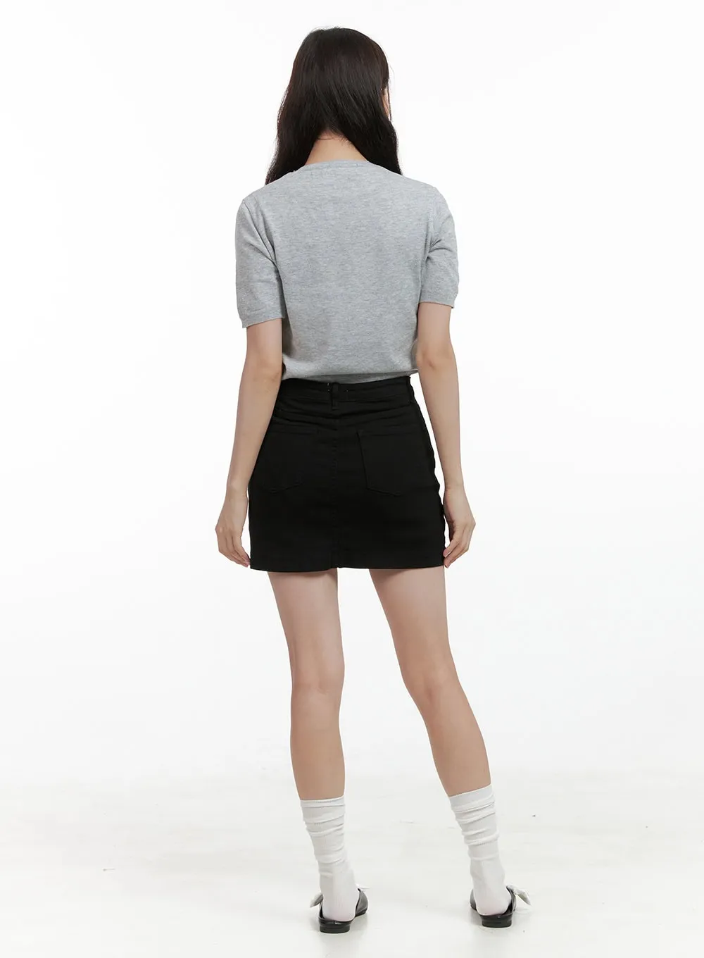 Round Neck Loose Fit Shirt OL417