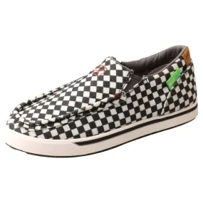 TWISTED X KIDS SLIP-ON KICKS (BLACK & WHITE)