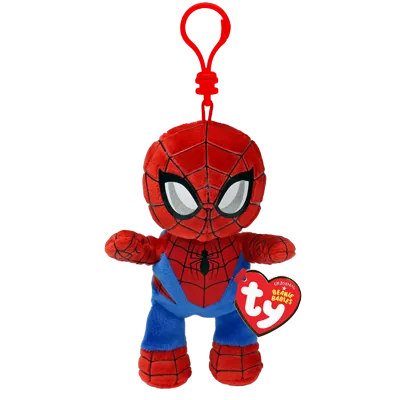 TY Floppy Clip Spiderman