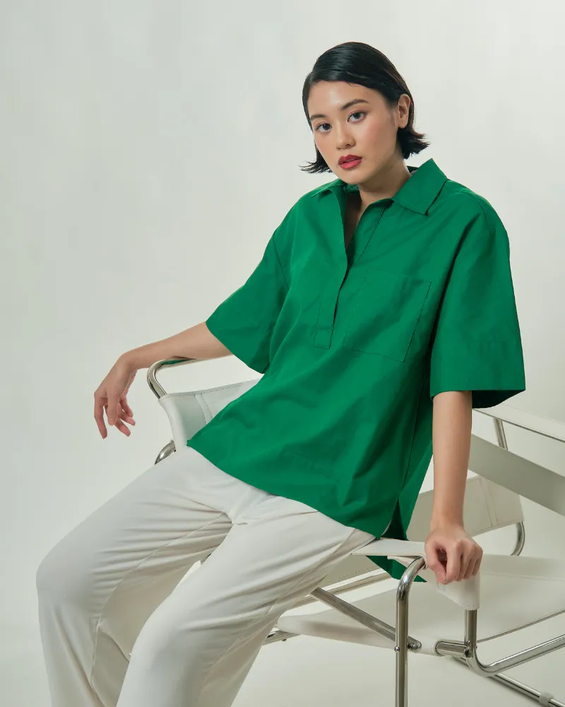 Yuna Collared Neckline Top