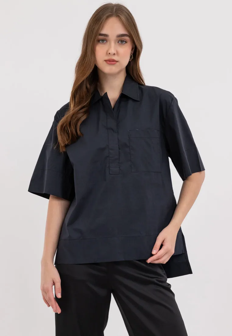 Yuna Collared Neckline Top