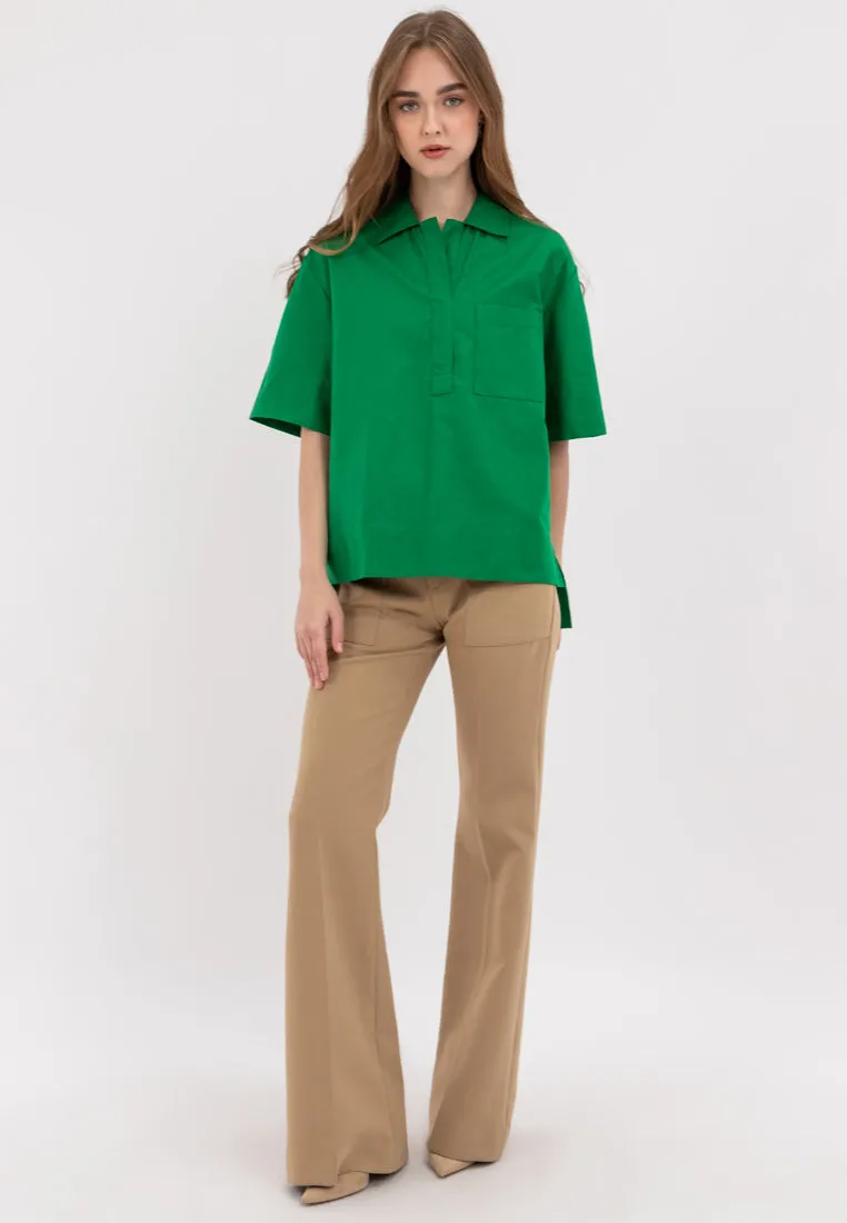 Yuna Collared Neckline Top